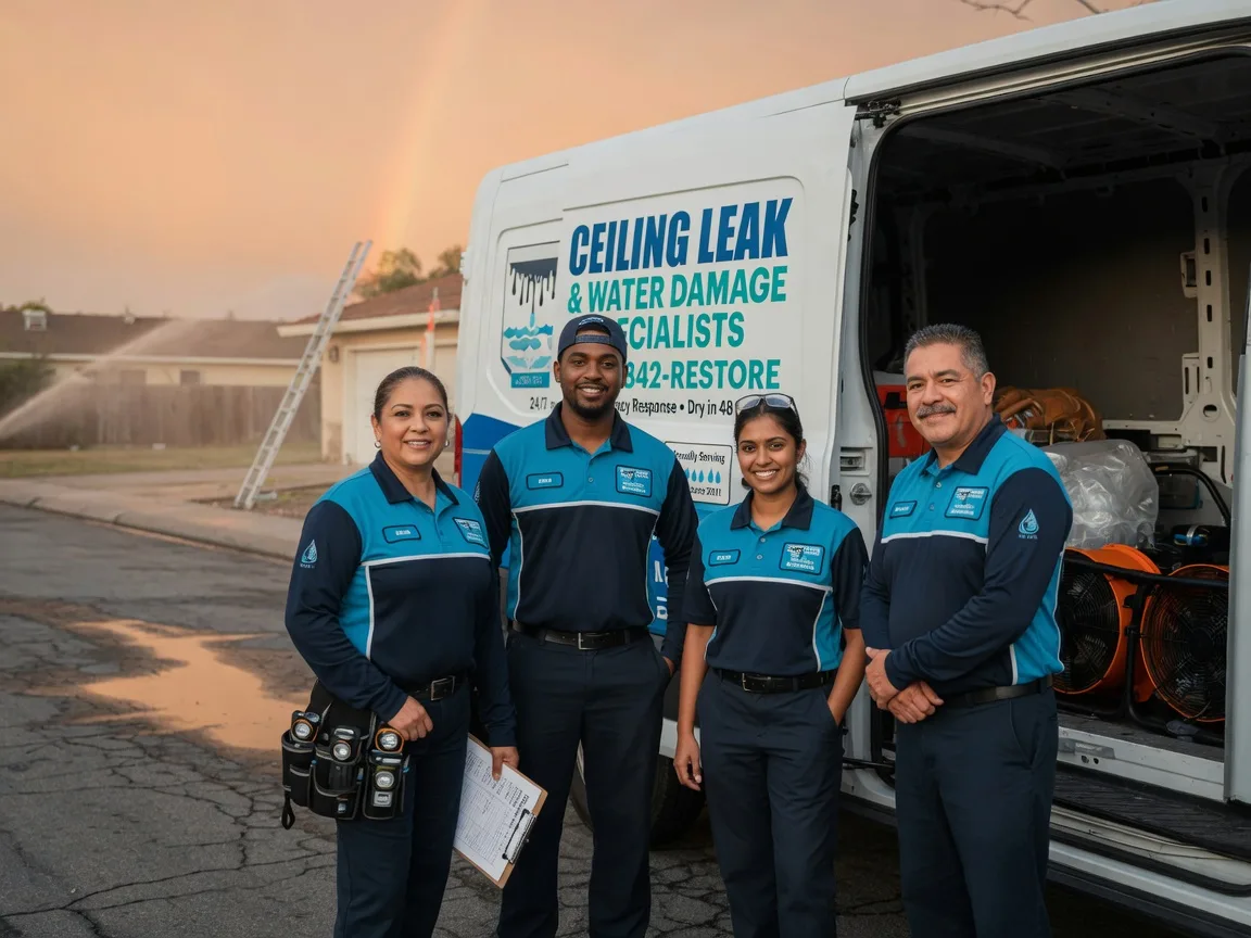 Ceiling Leak Cleanup company in Winfall, NC