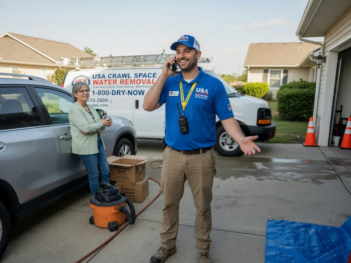 Crawl Space Water Removal Winfall, NC FAQs